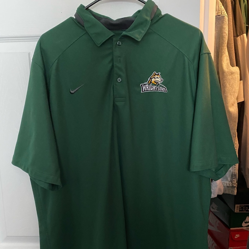 Dry Fit Nike Wright State Button Up